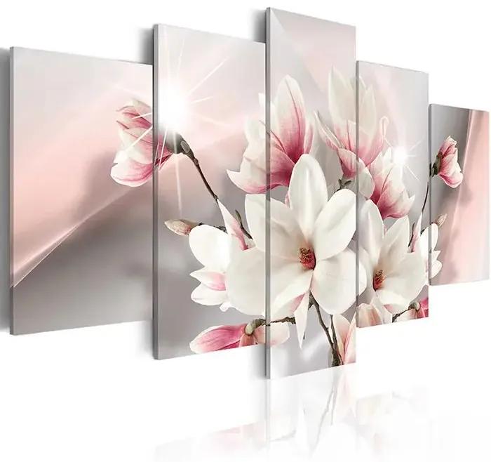 Obraz - Magnolia in bloom Veľkosť: 200x100, Verzia: Na talianskom plátne