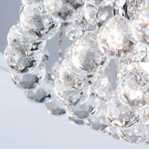 Orion DLU 2378/4/38-Krištáľové str. svietidlo GLORIA 4xG9/40W/230V pr.38 cm chróm