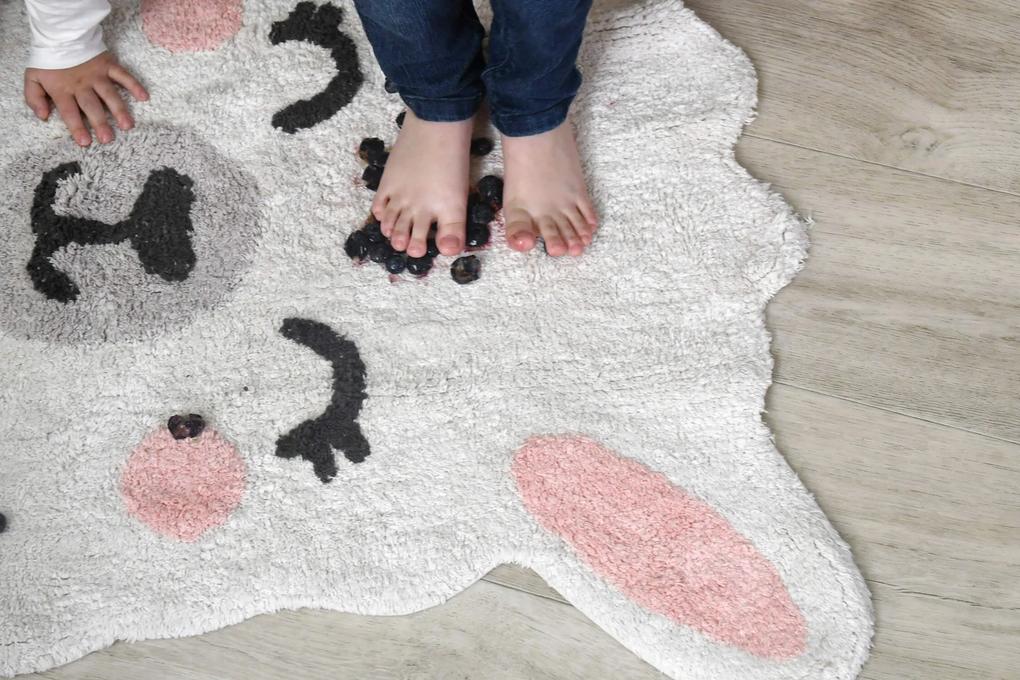 Prateľný koberec v tvare lamy milio béžový MUZZA