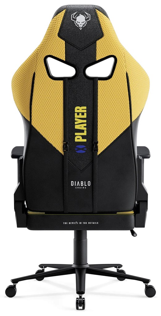 Látkové herné kreslo Diablo X-Player 2.0 King Size, Dark Sunflower