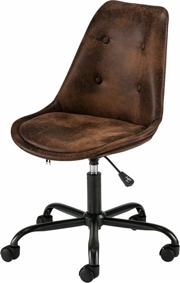 Hnedá kancelárska stolička na kolieskach Støraa Dennis