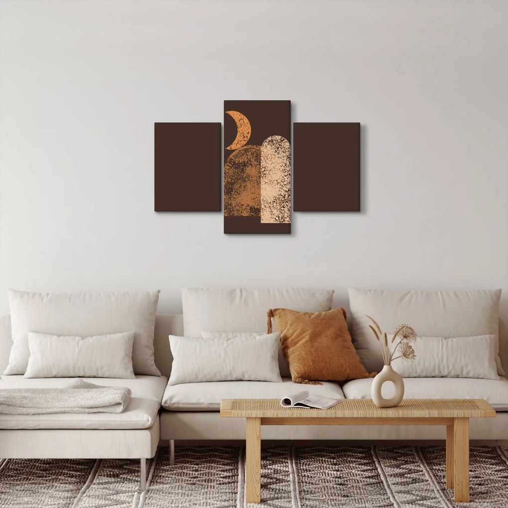 Obraz - Oranžové oblúky N⁰2 (90x60 cm)