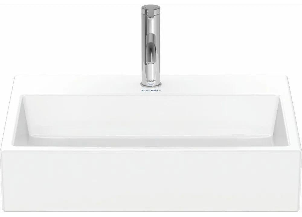 DURAVIT Vero Air umývadlo do nábytku s otvorom, bez prepadu, spodná strana brúsená, 600 x 470 mm, biela, 2350600071