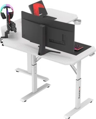 Herný rohový stôl Hero 7.3 biely