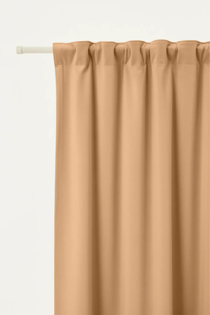 Velúrový záves SOFT VELVET horčicový 140x250 cm