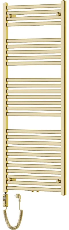 Mexen Hades, elektrické vykurovacie teleso 1500 x 600 mm, 600 W, zlatá lesklá, W104-1500-600-2600-50