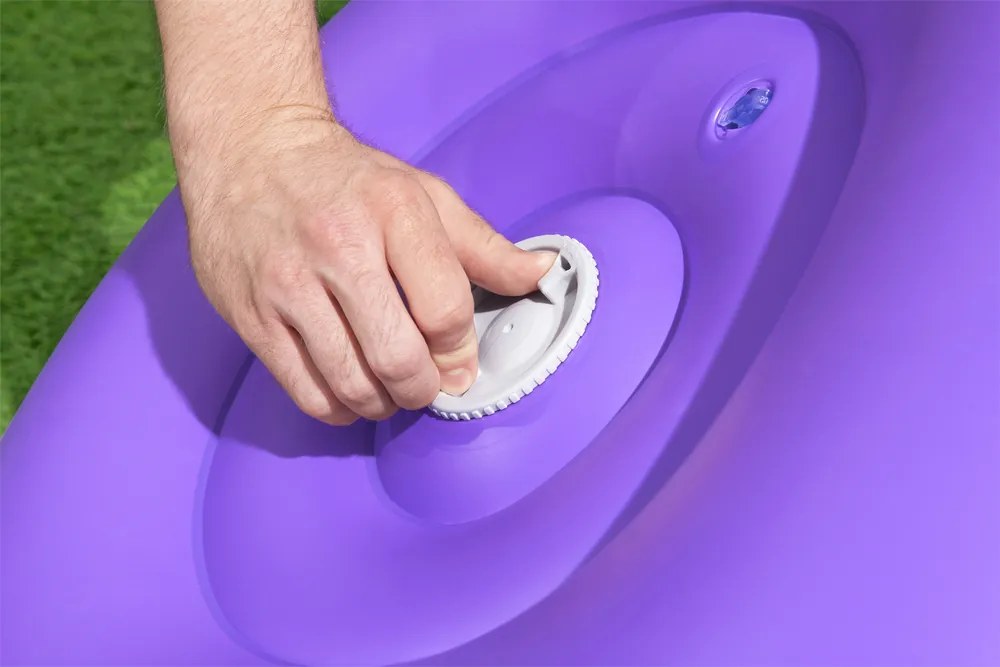 Nafukovacie sedadlo LED Cosmos 72 x 72 x 64 Bestway 75122 Purple