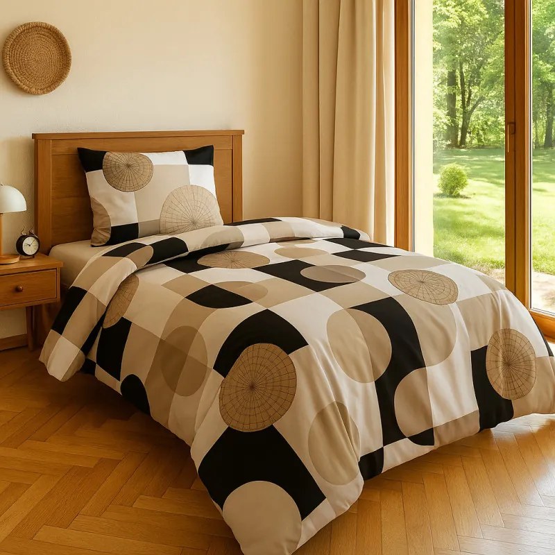 Jahu Bavlněné saténové povlečení DELUXE Twist 140x200, 70x90 cm