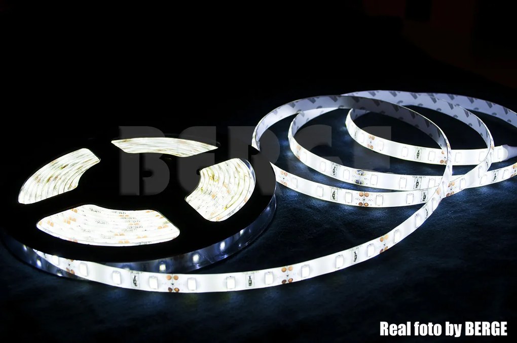 ECOLIGHT LED pásik - SMD 5630 - 5m - 60LED/m - 18W/m - IP65 - studená biela