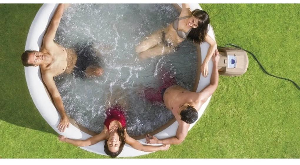 Marimex | Vírivý bazén Pure Spa - Bubble HWS 8 + Solárna sprcha UNO 35 l hliníková s LED svetlom | 19900165