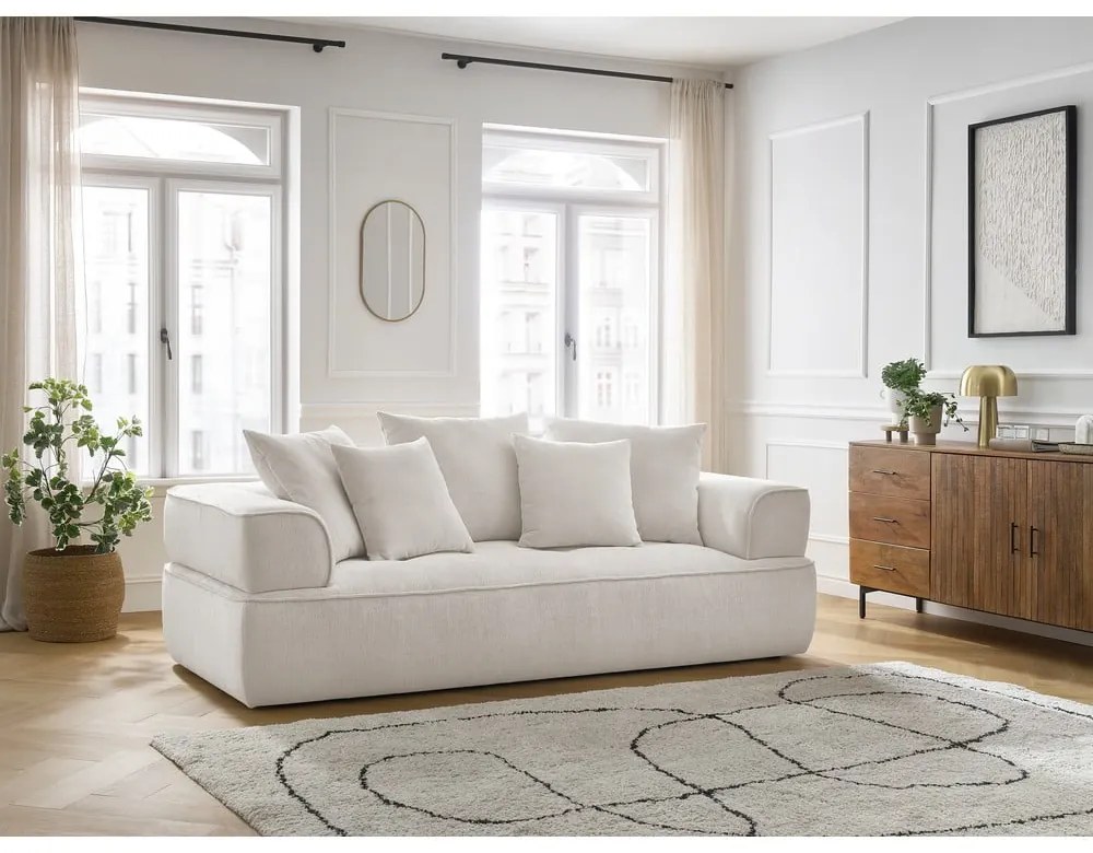 Béžová ženilková pohovka 237 cm Whesley – Bobochic Paris