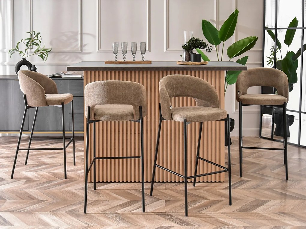 Stolička Gustav (béžová + čierna). Akcia -23%. Vlastná spoľahlivá doprava až k Vám domov. 1110694