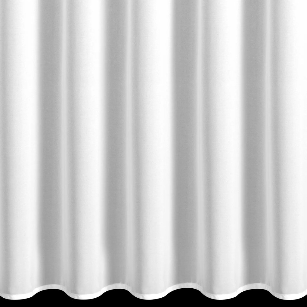 ZÁCLONA NA PÁSKE LORETA, SADA 2 KS 400X250 CM BIELA