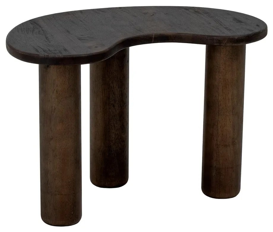 Tmavohnedý konferenčný stolík z kaučukového dreva 36x53 cm Luppa – Bloomingville