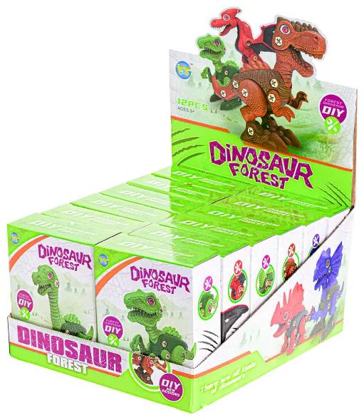 Dinosaurus šrobovací 17,5-21cm 6druhov v krabičke