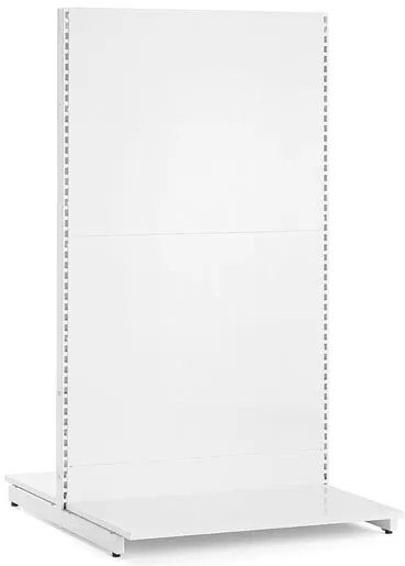 Regál do predajne MARKET, voľne stojaci, 1588x900x1050 mm, biely