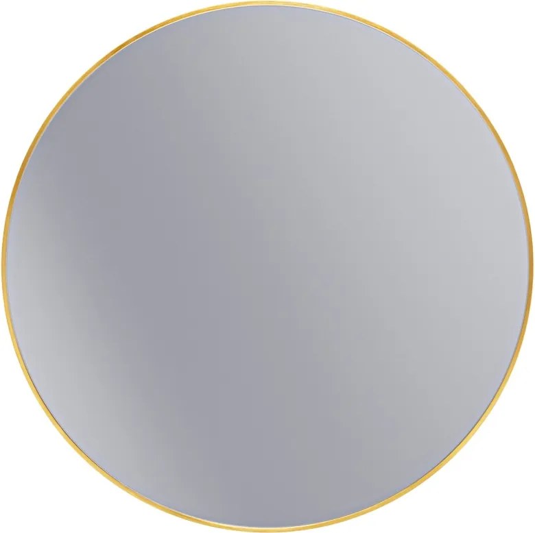 Erga Round, okrúhle zrkadlo 100cm, zlatý rám, ERG-V01-ROUND-1010-GD