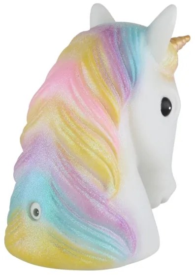 Globo 28052 - LED detská nočná lampa UNICORN LED/1W/USB/3xAA