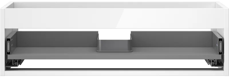 Mexen Box-A, závesná skrinka 80 cm, 1 zásuvka, biela lesklá, 91AX0-0800-235-1-00