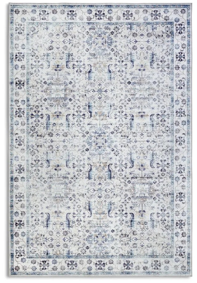 Svetlomodrý koberec 160x230 cm Saveh Cream Blue – Elle Decoration