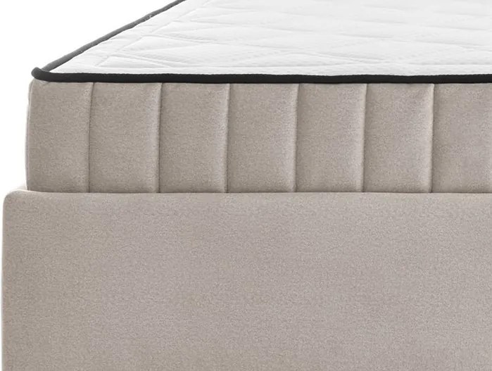 Posteľ Joy 180x200 cm, svetlo béžová látka