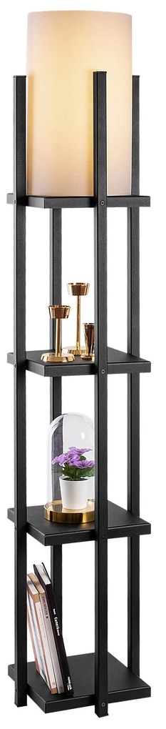 Stojaca lampa Nora VI čierna matná