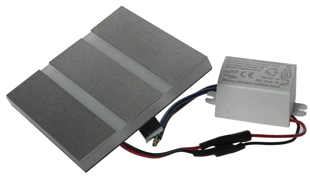 Schodiskové LED svietidlo Vox, 1x LED 0,6w, 6500k, s