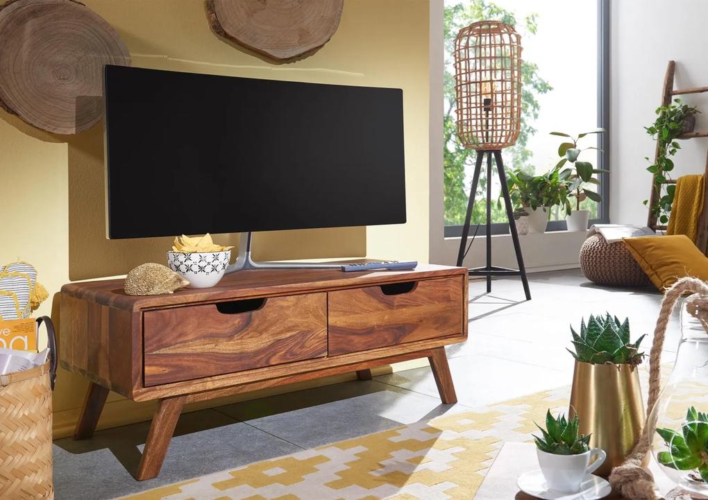 Bighome - SKANE TV stolík 90x34 cm, palisander, hnedá