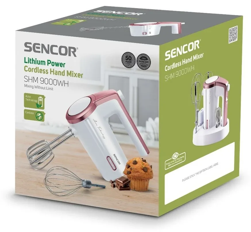 Sencor SHM 9000WH aku ručný šľahač