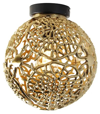 Stropné svietidlo v štýle Art Deco zlaté - Maro