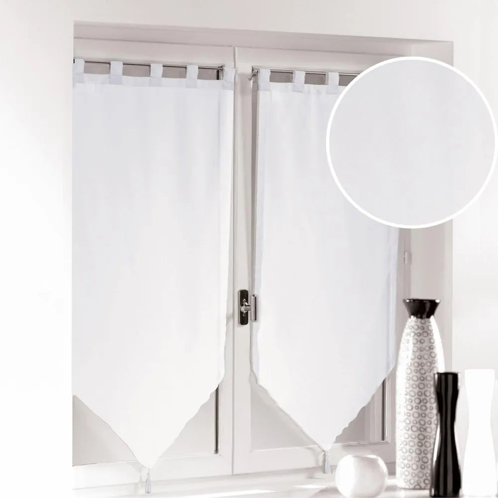 Biele voálové záclony v súprave 2 ks 60x160 cm Voiline – douceur d'intérieur