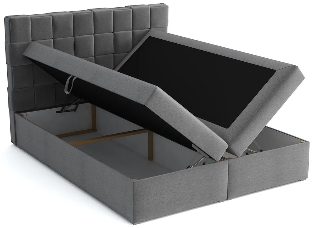Kontinentálna posteľ Carmen Box, Rozmer postele: 180x200, Dostupné poťahy: Kronos 22