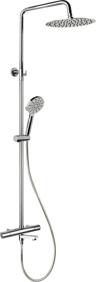 Sprchová súprava s termostatickou batériou DRAGOR, lesklý chróm