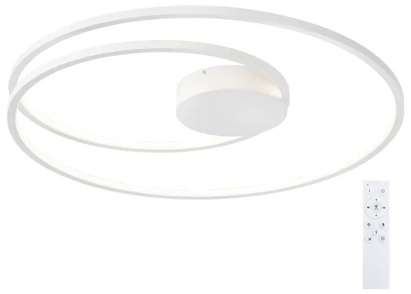 Brilagi- stmievateľné LED stropné svietidlo TWISTER LED/105W/230V pr. 100 cm biela+DO