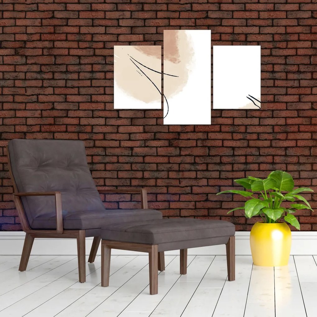 Obraz - Biela abstrakcia (90x60 cm)