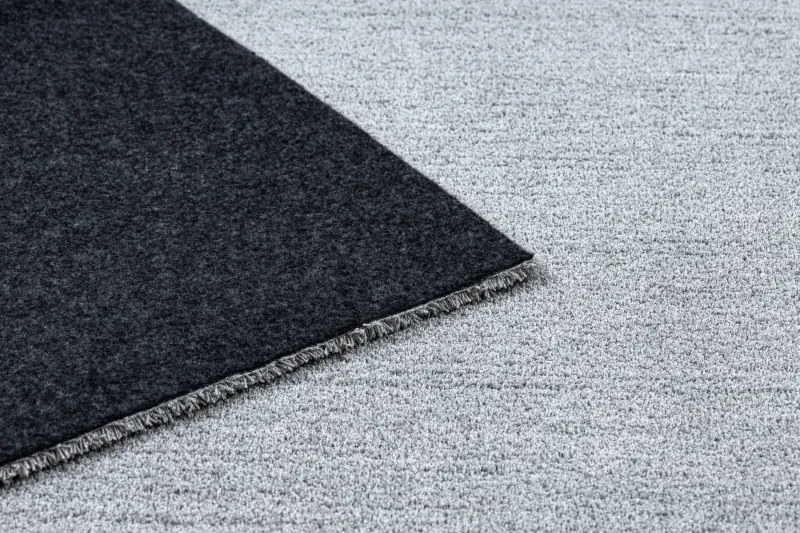 Moderný prateľný koberec LATIO 71351060 striebro
