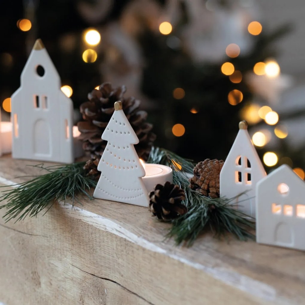 räder Porcelánový svietnik Fir Tree