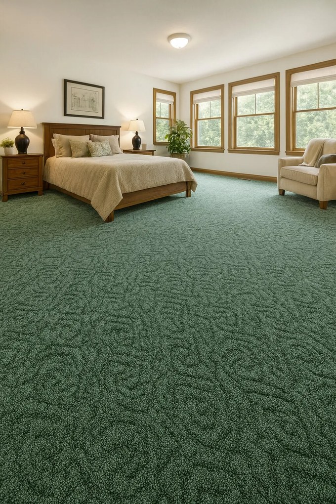 ITC, Koberec metráž Bella Marbella 25, na mieru, šíře 3m,4m,5m, zelená, filc, obývacia izba