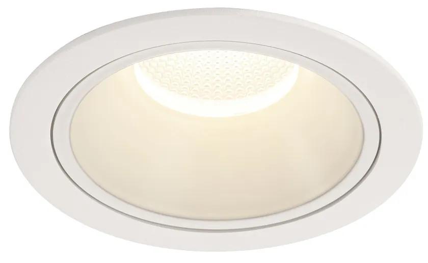 Stropné svietidlo SLV NUMINOS® DL XL vnitřní LED zápustné stropné svietidlo biela/biela 4000 K 40° 1004049