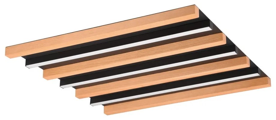 LED stmievateľné stropné svietidlo v čierno-prírodnej farbe 6x46 cm Fontana – Trio