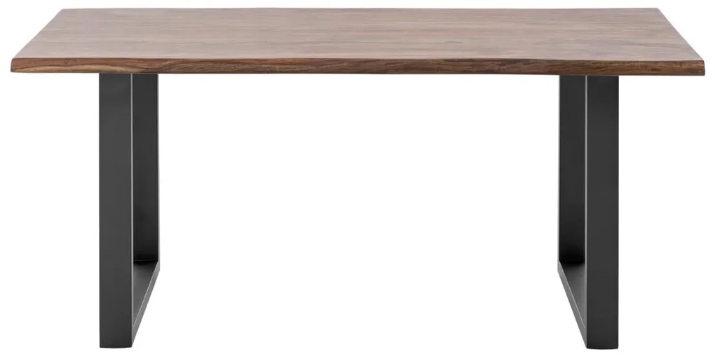furniture-nabytek.cz - Masivní jídelní stůl Bullwer z palisandru, lakovaný, hnědý – 140×90 cm
