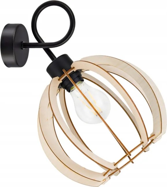 BERGE Nástenné LED svietidlo LOFT 1xE27 - malá guľa