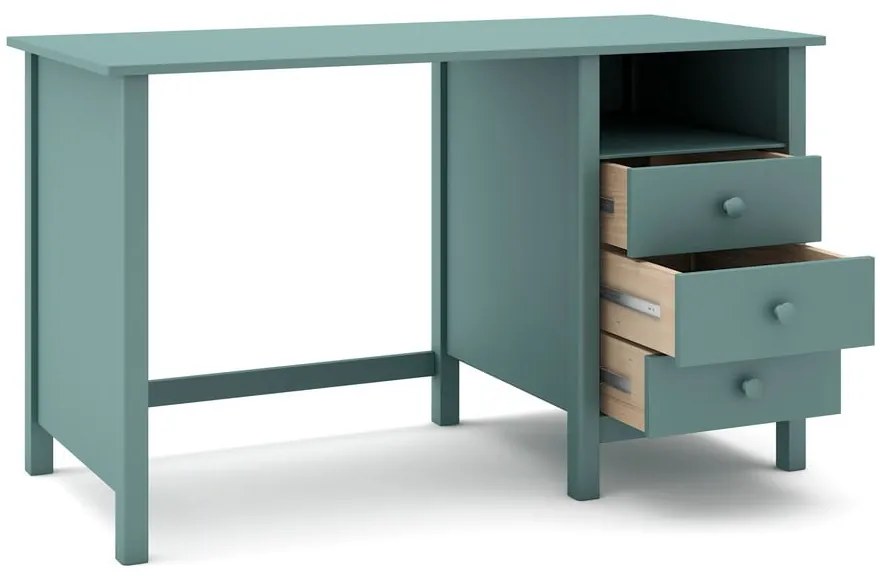 Detský písací stôl z borovicového dreva 54x120 cm Max – Marckeric