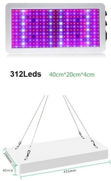 LED Závesné svietidlo na pestovanie rastlínn LED/36W/230V IP44