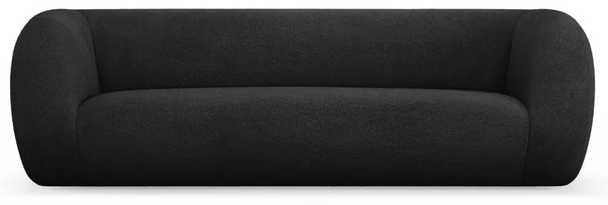 Tmavosivá pohovka z textílie buklé 230 cm Essen – Cosmopolitan Design