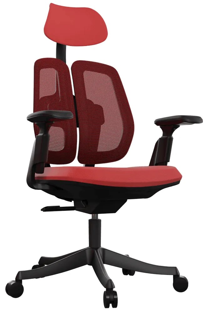 Liftor Active, červená (textil + sieťovina)