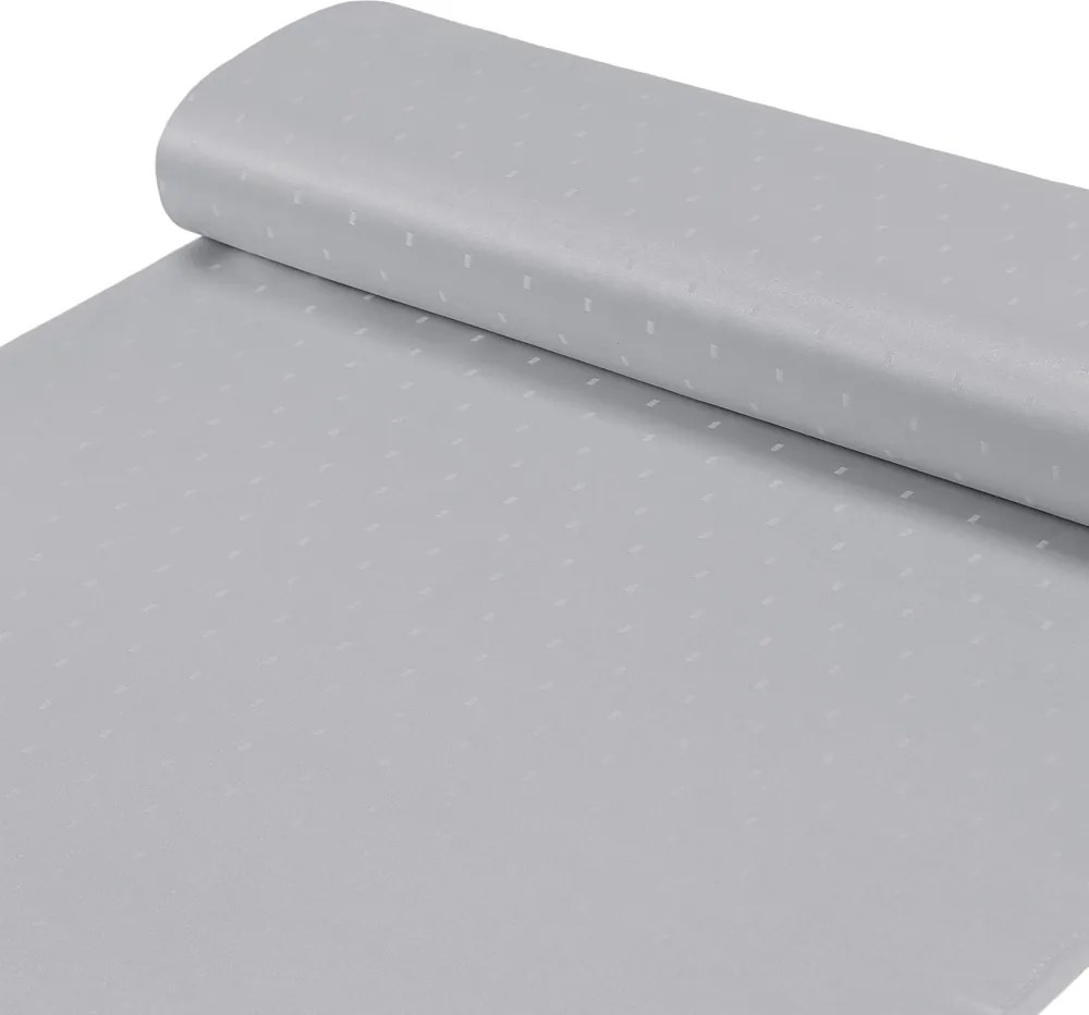 Biante Teflónový oválny obrus TF-080 Obdĺžničky na sivom 50x100 cm