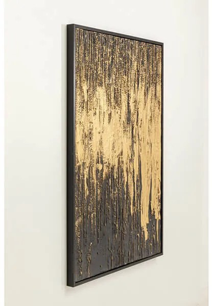 Abstract obraz čierny 80x120