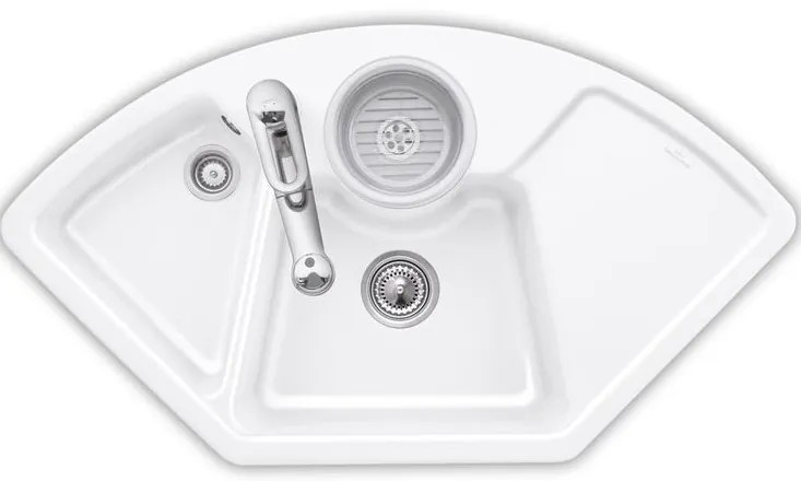 Villeroy & Boch Solo Corner 1075.20R Bílá keramika