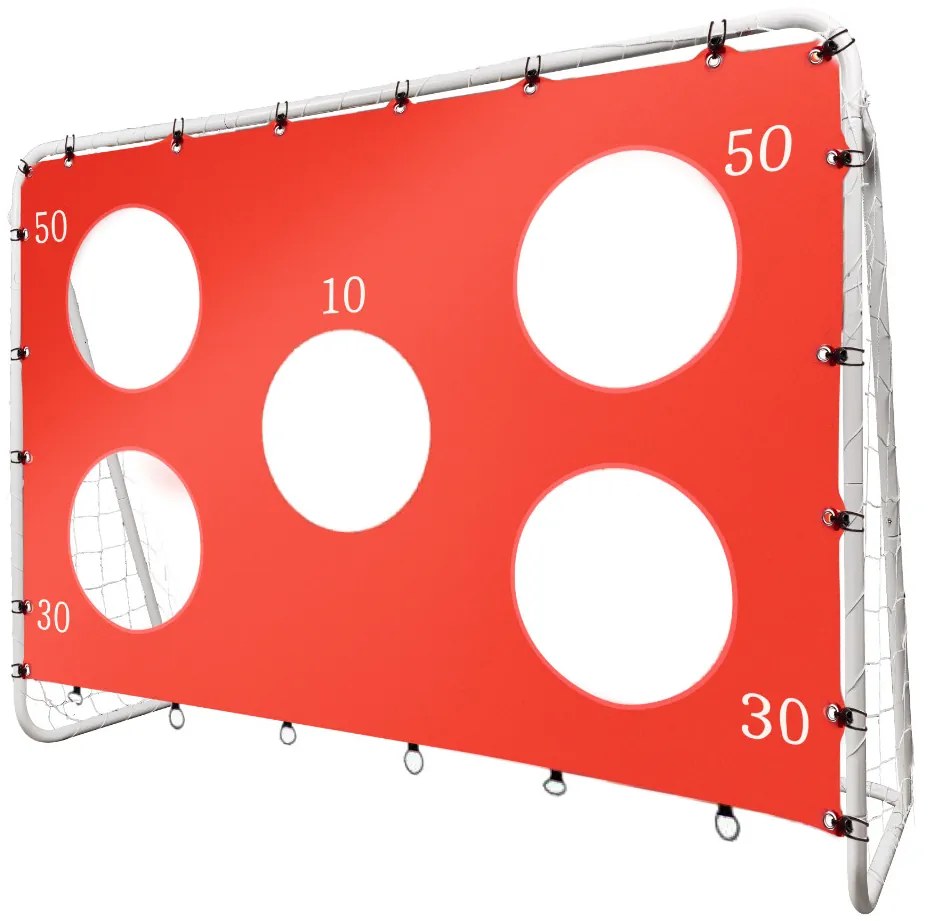 KIK Detská futbalová bránka 2v1 s podložkou na presnosť, 213 x 152 x 76 cm